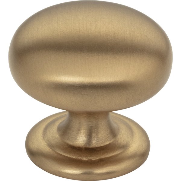 Elements By Hardware Resources 1-1/4" Diameter Satin Bronze Florence Cabinet Mushroom Knob 2980SBZ